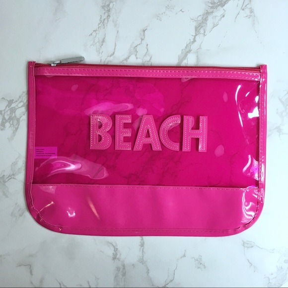 miamica Handbags - Hot Pink Beach Suntan Lotion Pouch